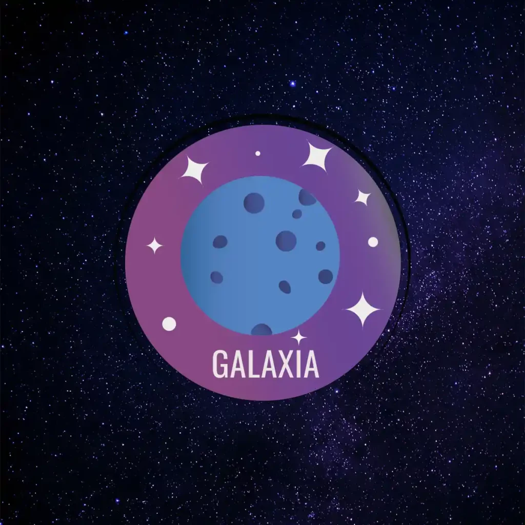 Création Galaxia par Vincent Susbielles, designer graphique à Bordeaux